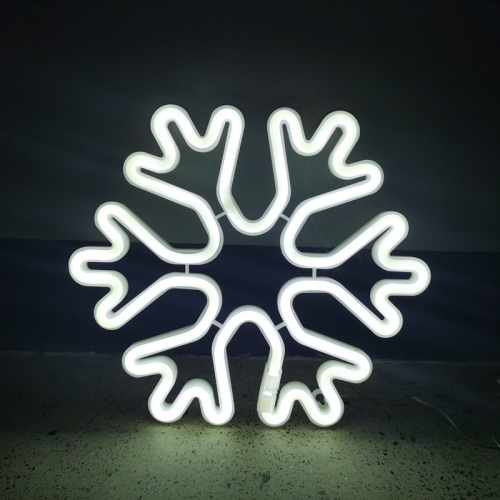 OLLNY DECOR  1-PCs Christmas Neon Sign, Battery/USB Powered Led Neon Lights, Xmas Wall Décor for Bedroom, Kids' Room, Home Decoration, Christmas