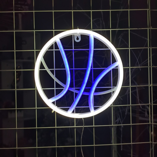 HTUTWOO  1-PCs Neon Sign, Basketball Neon Sign Led Neon Light Night Lamp USB Battery Powered Led Neon Light Sign