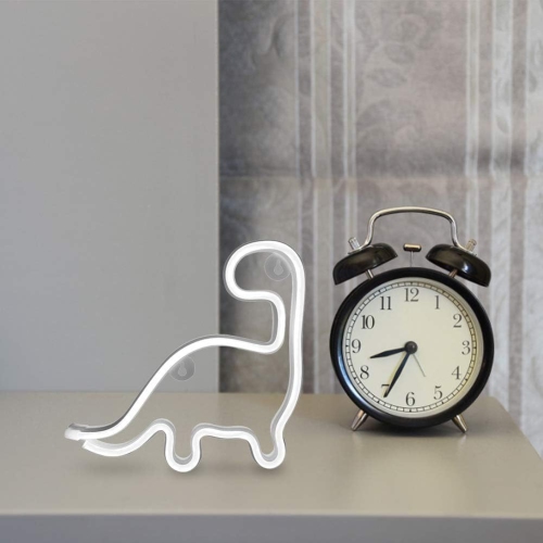 1-pcs Dinosaur Neon Sign Led Light Wall Decoration Room Decor Cute Night Light Gift Children Kids Girl Gift Birthday Party Aesthetic Light