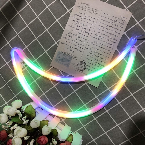 Neon Sign, Moon Neon Sign LED Neon Light Night Lamp USB Battery Powered Led Neon Light Sign Bedroom Wall Decor