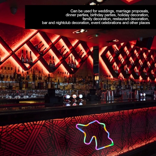 LED Neon Light Artistic Wall Decoration Neon Light for Holiday Birthday Party Festival Room Decoration Lights