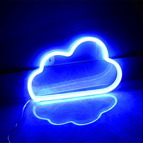 Cloud Neon Light – USB & Battery Powered Wall Decor for Kids & Teens – Ideal for Bedroom, Birthday, and Parties