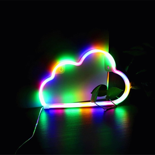 Cloud Neon Light – USB & Battery Powered Wall Decor for Kids & Teens – Ideal for Bedroom, Birthday, and Parties