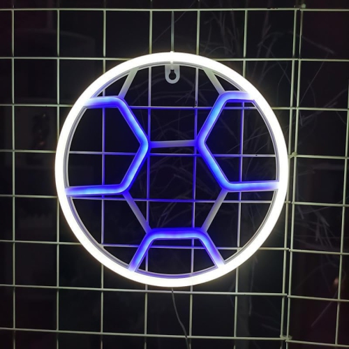 Neon Sign, Football Neon Sign LED Neon Light Night Lamp USB Battery Powered Led Neon Light Sign