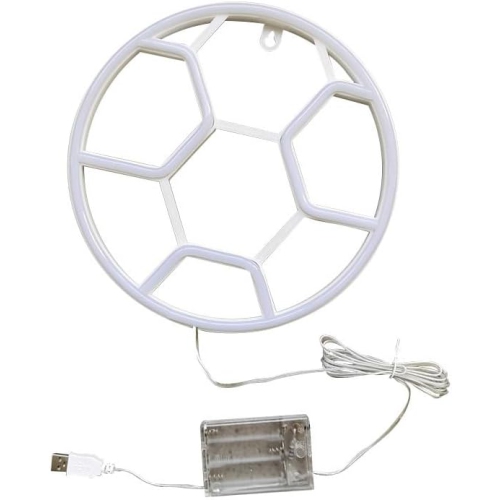Neon Sign, Football Neon Sign LED Neon Light Night Lamp USB Battery Powered Led Neon Light Sign