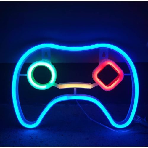 1 pcs Neon Sign, Game Neon Sign LED Neon Light Night Lamp USB Battery Powered Led Neon Light Sign Bedroom Wall Decor