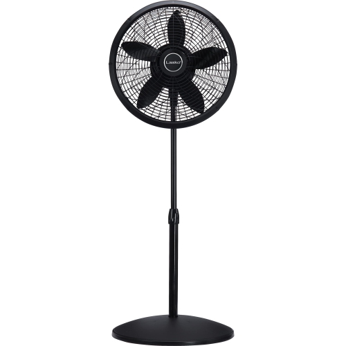 Lasko 1827 Adjustable Elegance and Performance Pedestal Fan, 18-Inch, Black, 18"