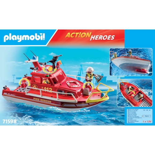 Playmobil Fire Rescue Boat