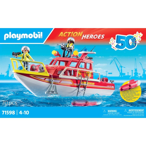 Playmobil Fire Rescue Boat