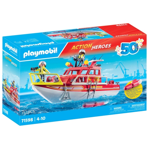 Playmobil Fire Rescue Boat