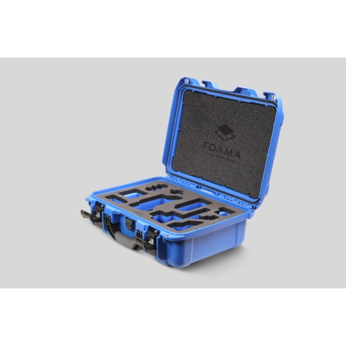 Foama Blue Carry-On Case with Stylish Blue Foam Insert for Sony FX3
