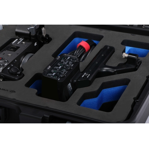 Foama Blue Carry-On Case with Stylish Blue Foam Insert for Sony FX3