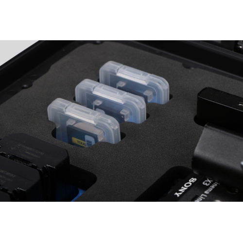 Foama Blue Carry-On Case with Stylish Blue Foam Insert for Sony FX3