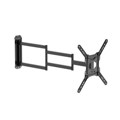 CondoMounts LATVA8044 Long Arm TV Wall Mount | Monitor Wall Mount Fits Most 23"-65" Screen | Articulating Arm Holds 77lbs | Max VESA 400x400mm | Black