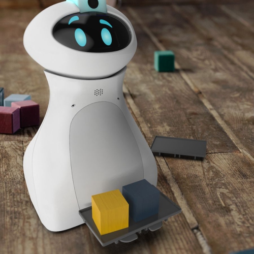 TTS Oti-Bot Coding Robot with 1 Forklift Bundle Pack, Learning Robot Programming Robotics, STEAM Robotics Programmable APP Control Robot Toys Gifts