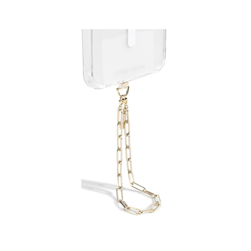Case-Mate Phone Wristlet | Gold Metal Chain | Attaches To Most Phone Cases