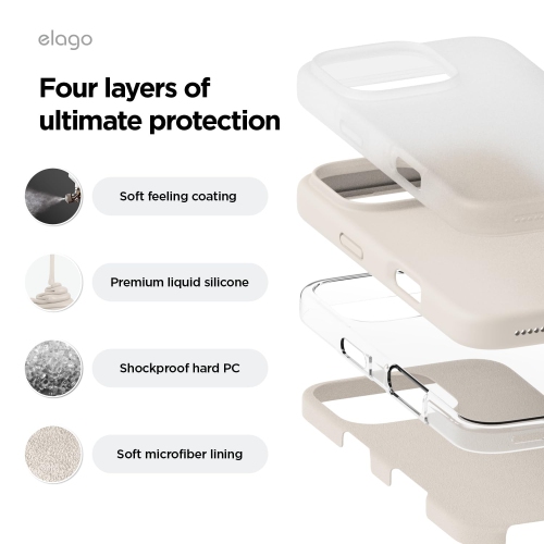 iPhone 16 Pro Max Case, Premium Liquid Silicone Case, Full Body Protective Cover, Shockproof, Slim Phone Case, Anti-Scratch Soft Microfiber Lining,