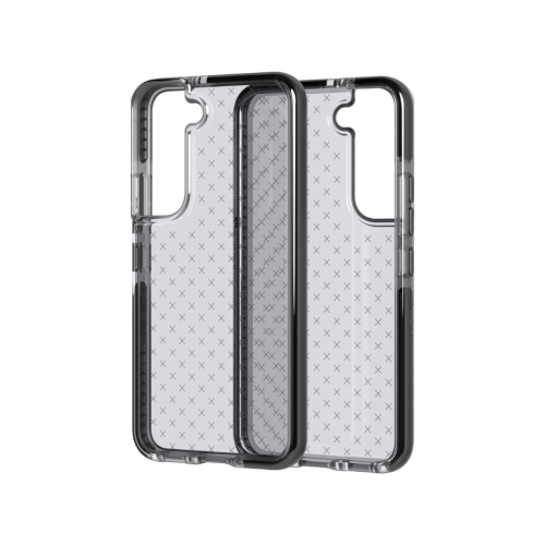 Tech21 Evo Check Case for Samsung Galaxy S22 – Smokey Black