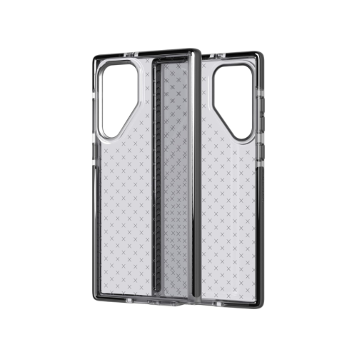 Tech21 Evo Check Protective Phone Case for Samsung Galaxy S22 Ultra – Smokey Black