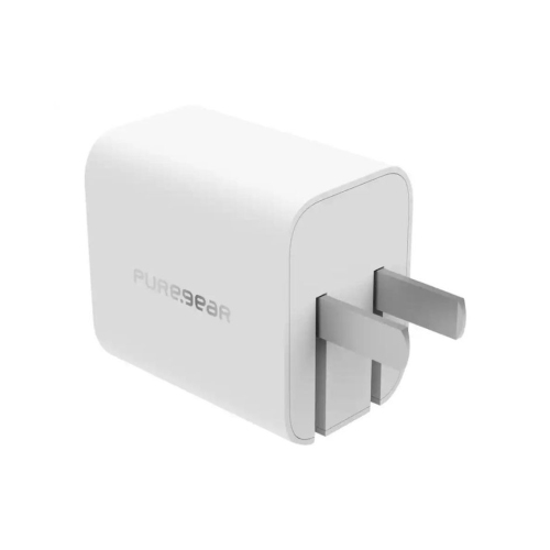 Chargeur mural 20 W USB-C Light Speed de Pure Gear | Couleur : Blanc