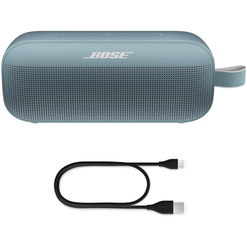 Refurbished - Bose SoundLink Flex Portable Bluetooth Speaker with Waterproof/Dustproof Design - Stone Blue