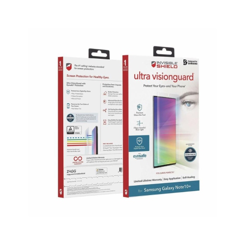 Pellicule InvisibleShield Ultra Vision Guard de Zagg pour Galaxy Note 10 de Samsung