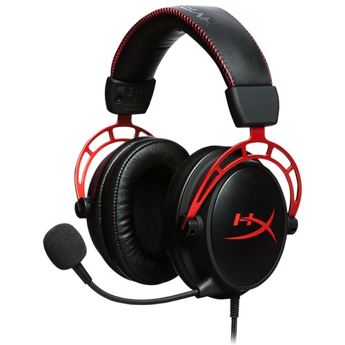 Refurbished - HyperX Cloud Alpha Over-Ear Gaming Headset - Black