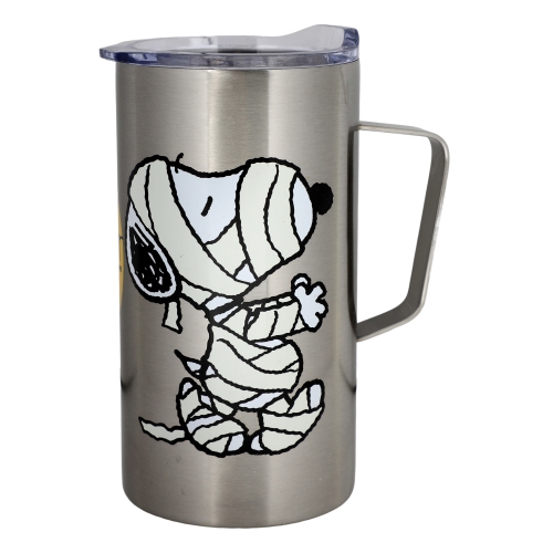 Tasse 24&nbsp;oz en acier inoxydable Trick or Treat Zombie de Peanuts