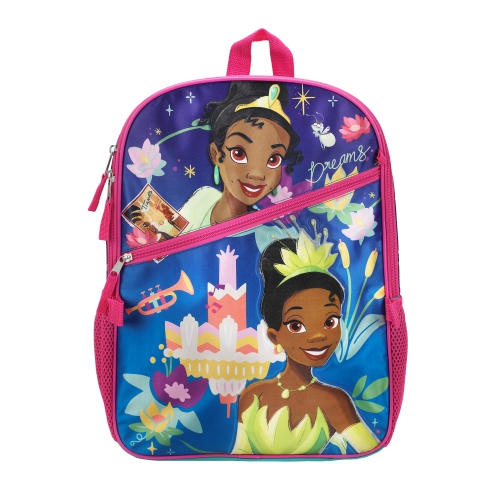 Disney Princess Tiana's Place 5 Piece 16" Kids Backpack Set