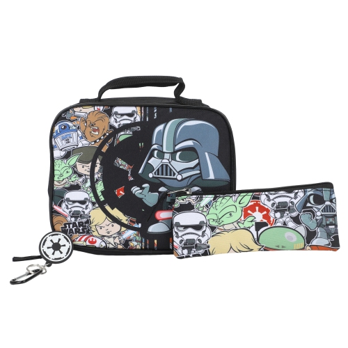 Star Wars Darth Vader Chibi Characters 5 Piece Kids 16" Backpack Set