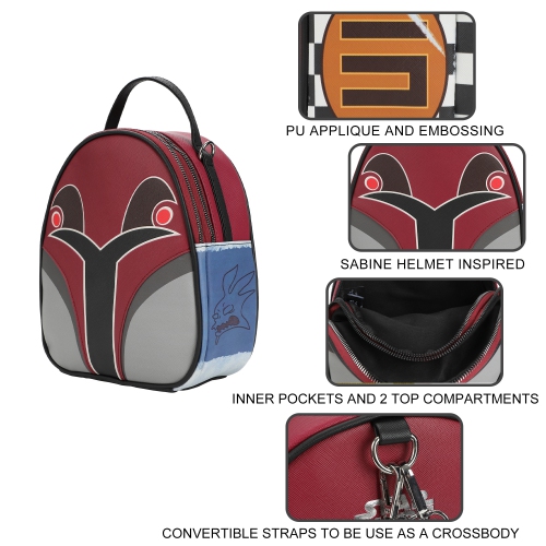 Star Wars Sabine Helmet Mini Backpack
