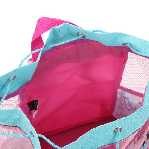 Minnie Mouse 3 Piece 15" Kids Drawstring Beach Backpack Set