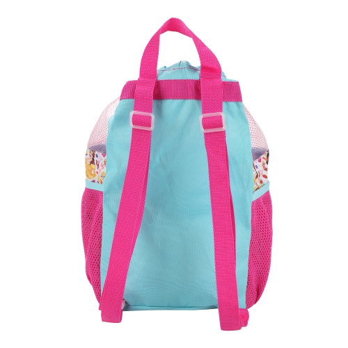 Disney Princess 3 Piece 15" Kids Drawstring Beach Backpack Set