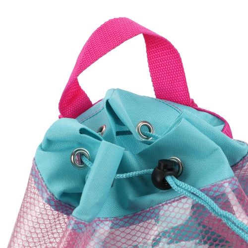 Disney Princess 3 Piece 15" Kids Drawstring Beach Backpack Set