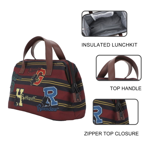 Harry Potter House Symbols Insulated Lunch Bag