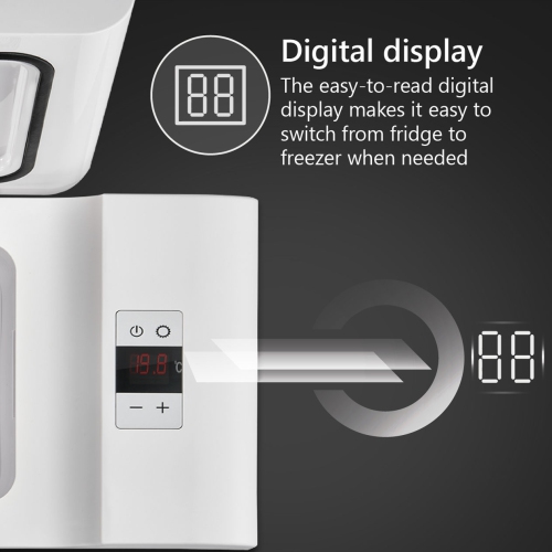 Réfrigérateur à roulettes et congélateur Equator Roulettes portatives Poignée rétractable 0,7 pi3 12/110 V