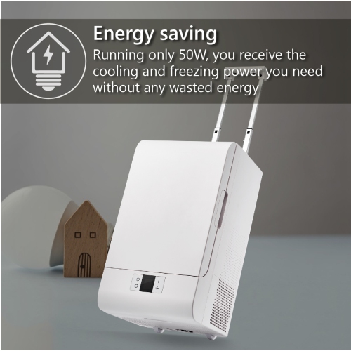 Réfrigérateur à roulettes et congélateur Equator Roulettes portatives Poignée rétractable 0,7 pi3 12/110 V