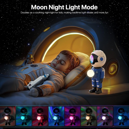 SUMKEA Astronaut Galaxy Projector , Nebulae Light , Blue
