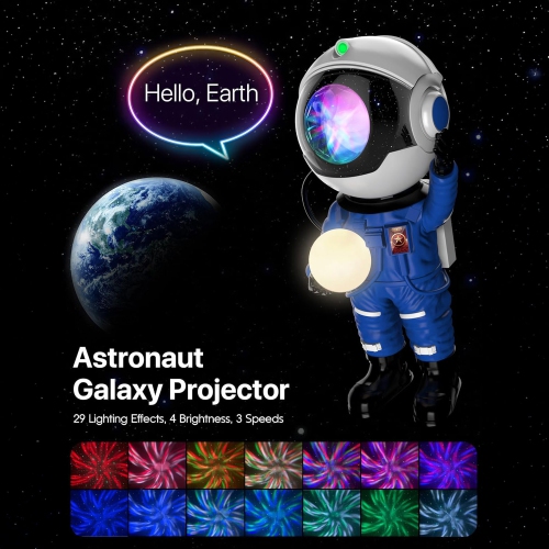 SUMKEA Astronaut Galaxy Projector , Nebulae Light , Blue