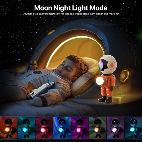 SUMKEA Astronaut Galaxy Projector , Nebulae Light , Orange