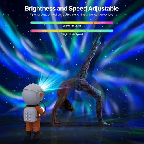 SUMKEA Astronaut Galaxy Projector , Nebulae Light , Orange