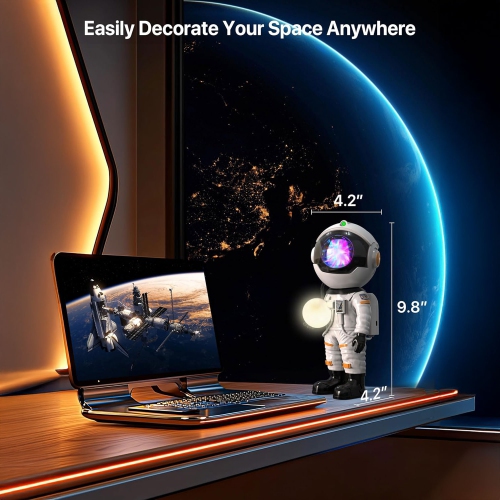 SUMKEA Astronaut Galaxy Projector , Nebulae Light , White