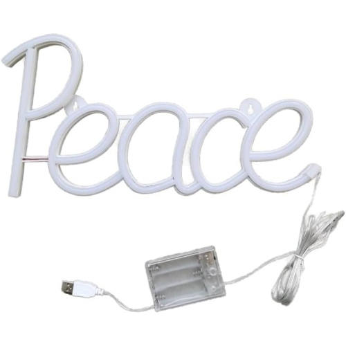 Affiche néon en 1 pièces, panneau néon en forme de tête de vache LED Lampe de nuit USB Lampe de nuit à DEL alimentée par piles, éclairage au néon,