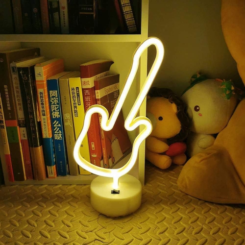 1-pcs Neon Night Light, LED Neon Signs Night Light LED Light Neon Signs Neon Signs Lamps Battery & USB Operation
