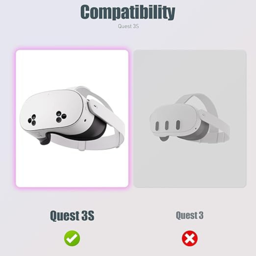 Prime made VR Head Strap Compatible for Quest 3S,Strap Accessories with Head Cushion, Upgarde Elite Strap Comfortable Protective Reduce Pressure –