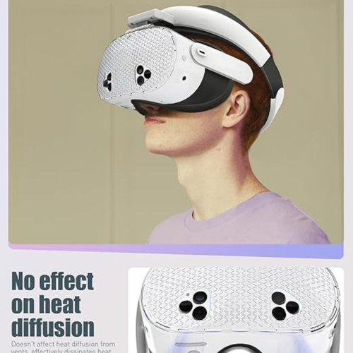 Prime made VR Head Strap Compatible for Quest 3S,Strap Accessories with Head Cushion, Upgarde Elite Strap Comfortable Protective Reduce Pressure –