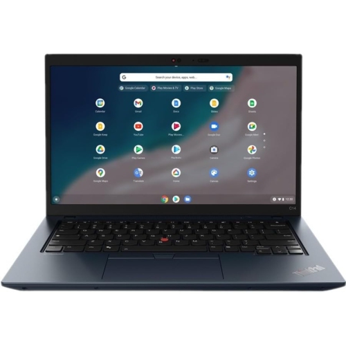Boîte ouverte - Chromebook ThinkPad C14 de 1 14e génération de Lenovo - Bleu abyssal