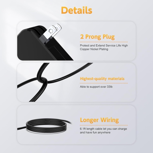 Chargeur 45&nbsp;W d'Oececa pour portable Vivobook 14 15 17 F415 F415E F510U F510UA F512JA 512&nbsp;J d'Asus; ZenBook UX330 UX330U UX360 UX360C UX305