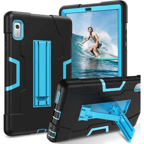 Case for Lenovo Tab M9 2023, Kickstand Heavy Duty Hard PC Cover Shockproof Full Body Protective Tablet Case