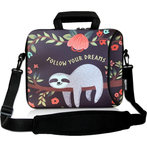RICHEN  11 11.6 12 12.5 13 Inches Laptop/chromebook/pc Messenger Bag Tablet Travel Case Neoprene Handle Sleeve